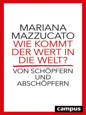 cover image of Wie kommt der Wert in die Welt?